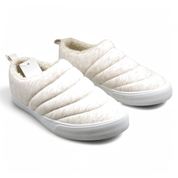 Hurley Arlo Puff Ladies Lined Clog Shoe Beige (Natural) - Picture 2 of 8